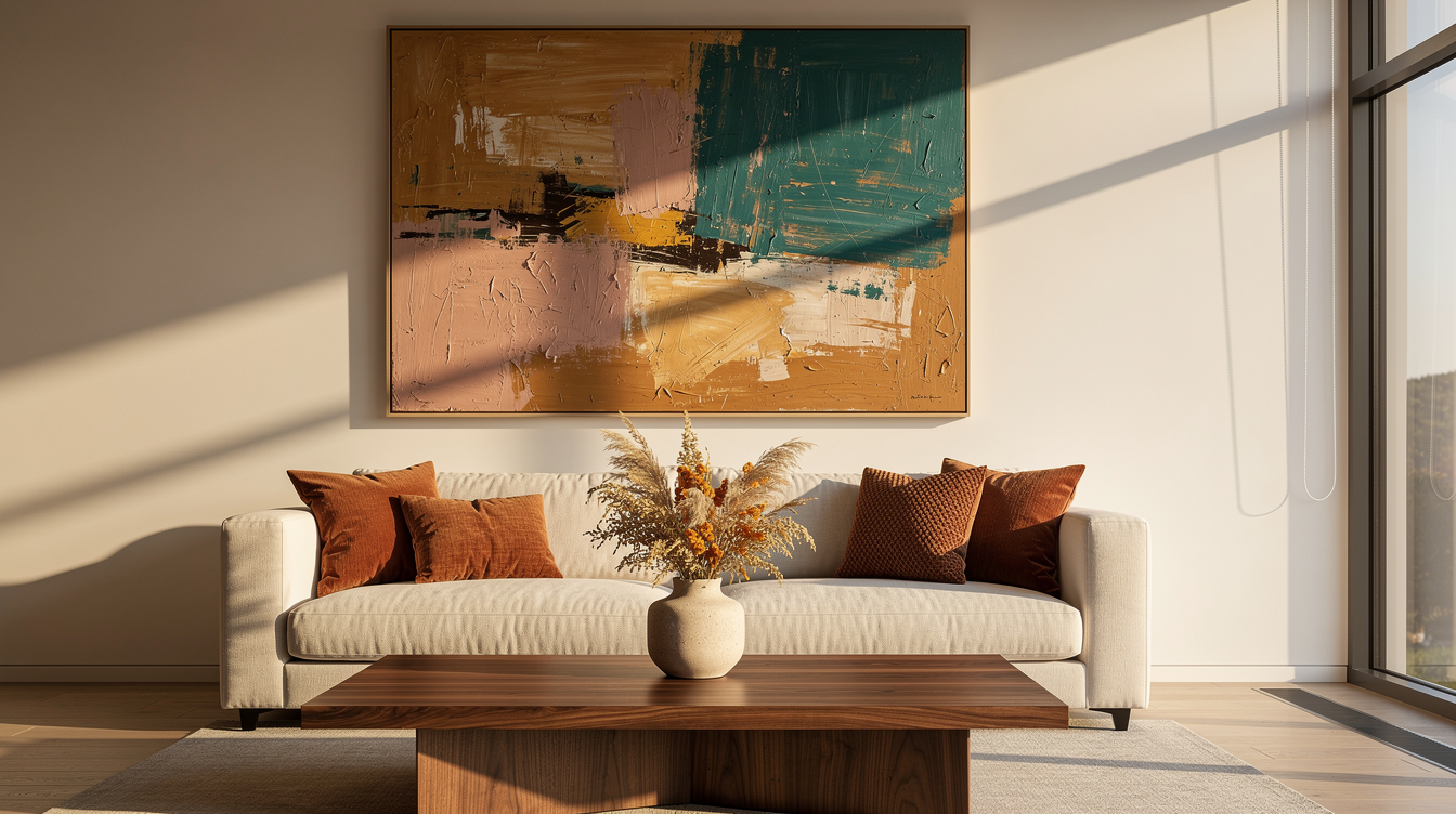 Abstracte Kunst als Middelpunt van Je Interieur